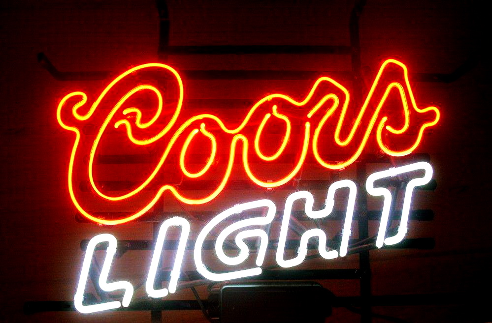 Coors Light Brand Neon Sign